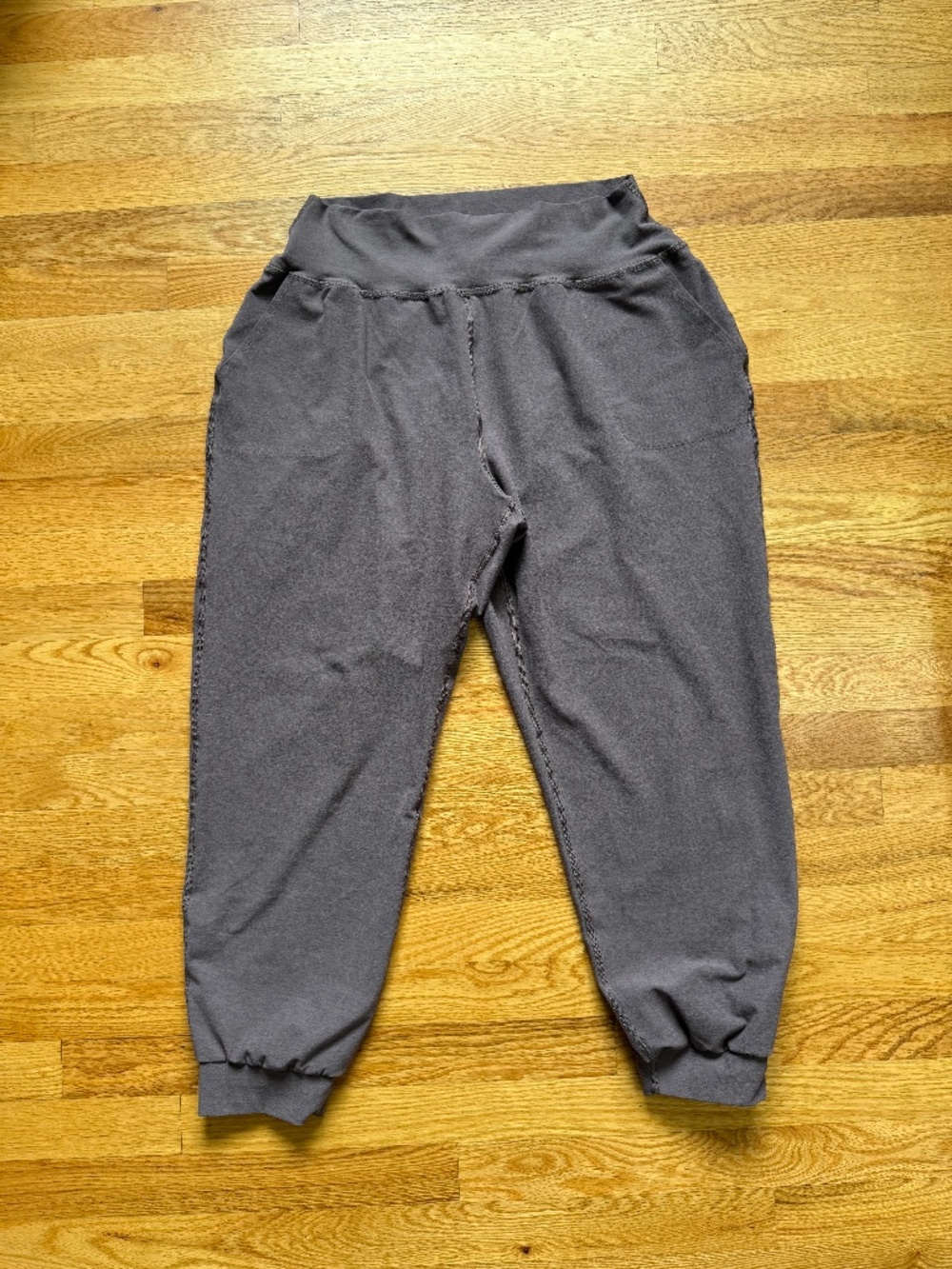 Beyond Yoga | Plus Size Spacedye Midi Joggers | Woodland Heather | 1X